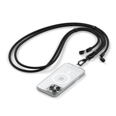 Зарядный кабель/ремень через плечо Satechi OntheGo Crossbody Lanyard Cable 60W 1.5 м (ST-LOTGLK) Black