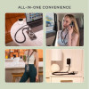 Зарядный кабель/ремень через плечо Satechi OntheGo Crossbody Lanyard Cable 60W 1.5 м (ST-LOTGLK) Black