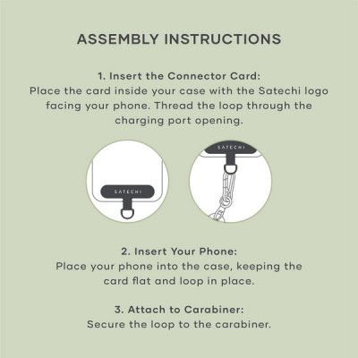 Зарядный кабель/ремень через плечо Satechi OntheGo Crossbody Lanyard Cable 60W 1.5 м (ST-LOTGLK) Black
