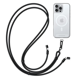 Зарядный кабель/ремень через плечо Satechi OntheGo Crossbody Lanyard Cable 60W 1.5 м (ST-LOTGLK) Black