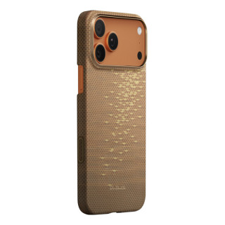 Чехол Pitaka Edge (Ultra-Slim) Case для iPhone 17 Pro 6.3" (KI1705AG) Golden Glint