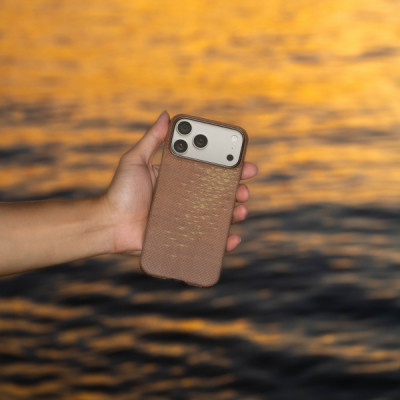 Чехол Pitaka Edge (Ultra-Slim) Case для iPhone 17 Pro 6.3" (KI1705AG) Golden Glint