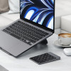 Беспроводной блок клавиатуры Satechi USB-C Aluminum Slim Keypad Numpad (ST-KSALKPM) серый космос