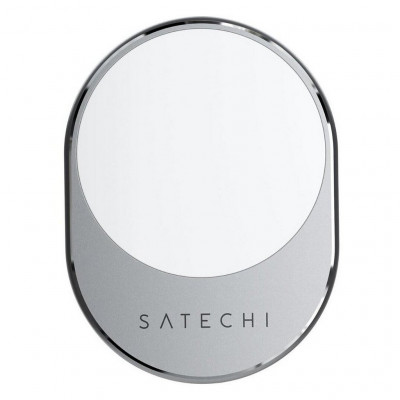 Автомобильный держатель Satechi Magnetic Wireless Car Charger, серый космос (ST-MCMWCM)