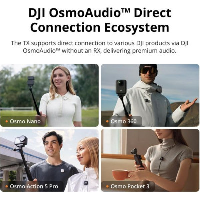 Беспроводной микрофон DJI Mic Mini (2 TX + 1 Mobile RX)