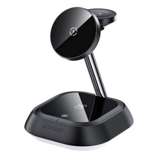 Беспроводное зарядное устройство AceFast E16 Wireless Charger Desktop Holder (AF-E16-BK) Black