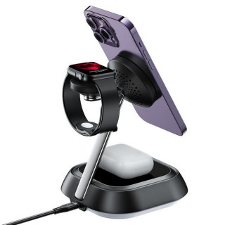 Беспроводное зарядное устройство AceFast E16 Wireless Charger Desktop Holder (AF-E16-BK) Black