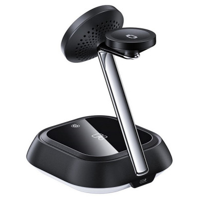 Беспроводное зарядное устройство AceFast E16 Wireless Charger Desktop Holder (AF-E16-BK) Black