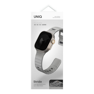Ремешок Uniq Stride FKM Rubber для Apple Watch 49/46/45/44 мм Grey (49MM-STRIGRY)