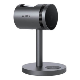 Беспроводное зарядное устройство Aukey 3 в 1 Cooler Qi2 25W (AMC-LC-MC311A) серый