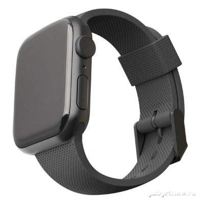 Силиконовый ремешок UAG [U] DOT Strap для Apple Watch 42/44 мм черный (Black)
