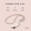 Зарядный кабель/ремень через плечо Satechi OntheGo Crossbody Lanyard Cable 60W 1.5 м (ST-LOTGLR) Desert Rose