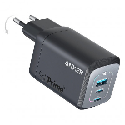 Сетевое зарядное устройство Anker Prime 67W GaN Wall Charger (A2669313) Black