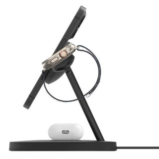 Беспроводное зарядное устройство Belkin BoostCharge Pro 3-in-1 Wireless Charging Stand Qi2 15 Вт (WIZ032kqBK)