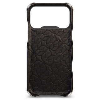 Чехол-накладка из кожи Vaja Buckler Grip для iPhone 17 Pro Max 6.9" V-Mag Black