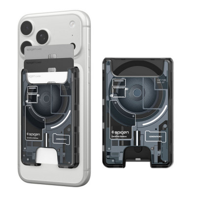 Картхолдер Spigen Ultra Hybrid V2 (AFA11304) Zero One Black