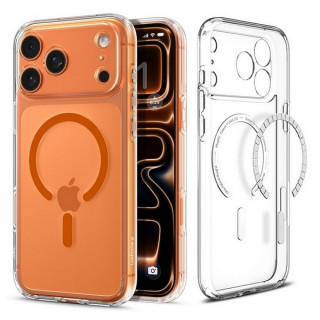 Чехол Spigen Ultra Hybrid MagFit для iPhone 17 Pro Max (ACS11109) Clear Orange