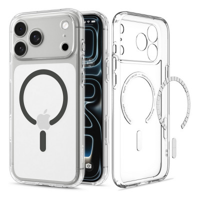 Чехол Spigen Ultra Hybrid MagFit для iPhone 18 Pro Max / 17 Pro Max (ACS12119) Clear Graphite