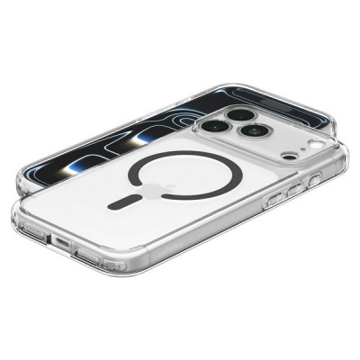 Чехол Spigen Ultra Hybrid MagFit для iPhone 18 Pro Max / 17 Pro Max (ACS12119) Clear Graphite