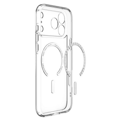 Чехол Spigen Ultra Hybrid MagFit для iPhone 18 Pro Max / 17 Pro Max (ACS12119) Clear Graphite