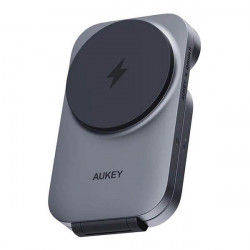 Беспроводное зарядное устройство Aukey 3 в 1 travel Qi2 25W (AMC-LC-MC312) серый