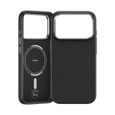 Чехол Benks ArmorPro Case built with Kevlar 600D для iPhone 17 Pro Max 6.9" (C.K.FL.AP.BK.A070) черный (Black)