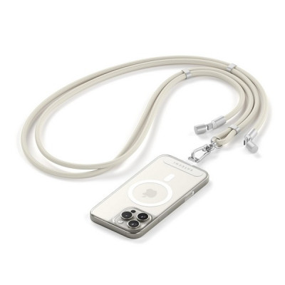 Зарядный кабель/ремень через плечо Satechi OntheGo Crossbody Lanyard Cable 60W 1.5 м (ST-LOTGLW) Sand