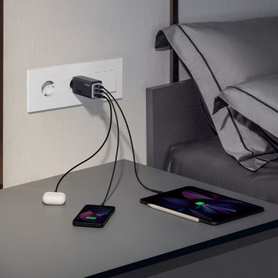 Сетевое зарядное устройство Anker 737 Charger GaNPrime 120W (A2148313) Black