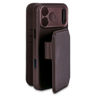 Чехол Decoded Leather Detachable Wallet Case для iPhone 17 Pro (D26IPO17PDW5CN) Chocolate Brown