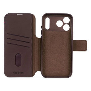 Чехол Decoded Leather Detachable Wallet Case для iPhone 17 Pro (D26IPO17PDW5CN) Chocolate Brown