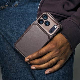 Чехол Decoded Leather Detachable Wallet Case для iPhone 17 Pro (D26IPO17PDW5CN) Chocolate Brown