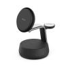 Беспроводное зарядное устройство Belkin UltraCharge Pro 3-in-1 Magnetic Charging Dock Qi2 25W (WIZ040kqCH) Charcoal