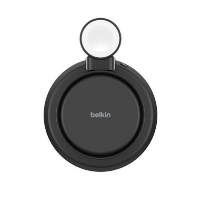 Беспроводное зарядное устройство Belkin UltraCharge Pro 3-in-1 Magnetic Charging Dock Qi2 25W (WIZ040kqCH) Charcoal
