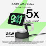 Беспроводное зарядное устройство Belkin UltraCharge Pro 3-in-1 Magnetic Charging Dock Qi2 25W (WIZ040kqCH) Charcoal