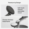 Беспроводное зарядное устройство Belkin UltraCharge Pro 3-in-1 Magnetic Charging Dock Qi2 25W (WIZ040kqCH) Charcoal