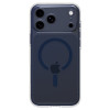 Чехол Spigen Ultra Hybrid MagFit для iPhone 17 Pro Max (ACS11108) Clear Deep Blue
