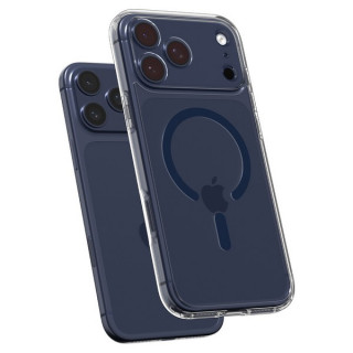 Чехол Spigen Ultra Hybrid MagFit для iPhone 17 Pro Max (ACS11108) Clear Deep Blue