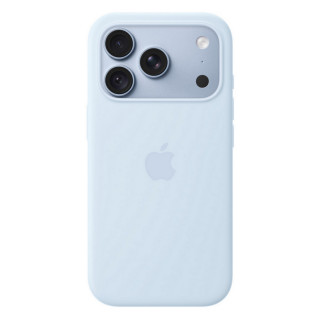 Чехол Apple Silicone Case MagSafe для iPhone 18 Pro (MK8W4) Crisp Blue