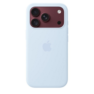 Чехол Apple Silicone Case MagSafe для iPhone 18 Pro (MK8W4) Crisp Blue