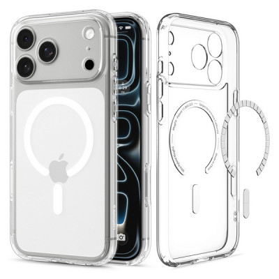 Чехол Spigen Ultra Hybrid MagFit для iPhone 18 Pro / 17 Pro (ACS12155) Clear White
