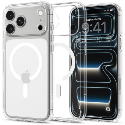Чехол Spigen Ultra Hybrid MagFit для iPhone 18 Pro / 17 Pro (ACS12155) Clear White