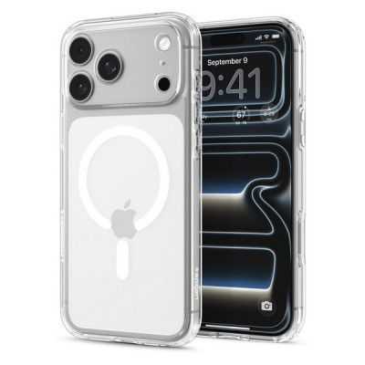 Чехол Spigen Ultra Hybrid MagFit для iPhone 18 Pro / 17 Pro (ACS12155) Clear White