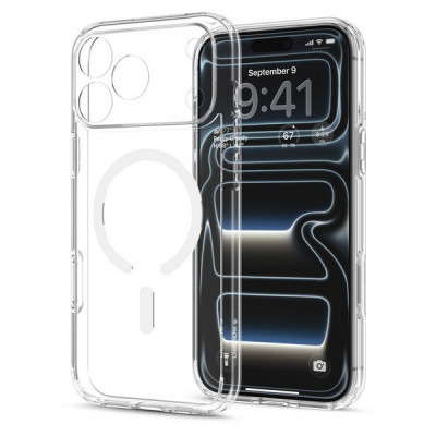 Чехол Spigen Ultra Hybrid MagFit для iPhone 18 Pro / 17 Pro (ACS12155) Clear White