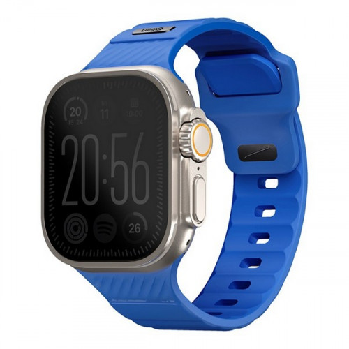 Ремешок каучуковый Uniq Stride FKM Rubber для Apple Watch 42/44/45/49 мм синий (Cobalt Blue) UNIQ-49MM-STRICBLU