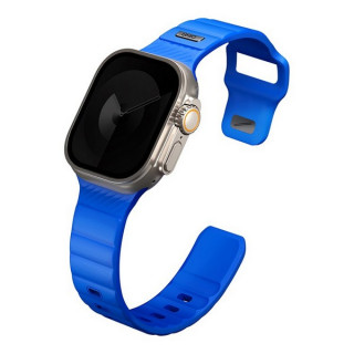 Ремешок каучуковый Uniq Stride FKM Rubber для Apple Watch 42/44/45/49 мм синий (Cobalt Blue) UNIQ-49MM-STRICBLU