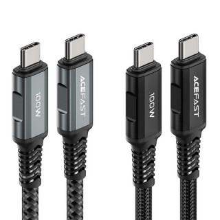 Кабель AceFast C4-03 USB-C - USB-C 2 м 100W (AF-C4-03-BK) Black​​