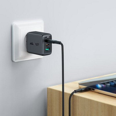 Кабель AceFast C4-03 USB-C - USB-C 2 м 100W (AF-C4-03-BK) Black​​