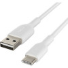 Кабель Belkin BoostCharge USB-A - USB Type-C 1м 2шт (CAB001bt1MWH2PK) White