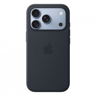 Чехол Apple Silicone Case MagSafe для iPhone 18 Pro (MK8X4) Navy Blue