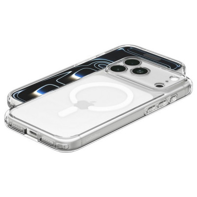 Чехол Spigen Ultra Hybrid MagFit для iPhone 18 Pro Max / 17 Pro Max (ACS12118) Clear White